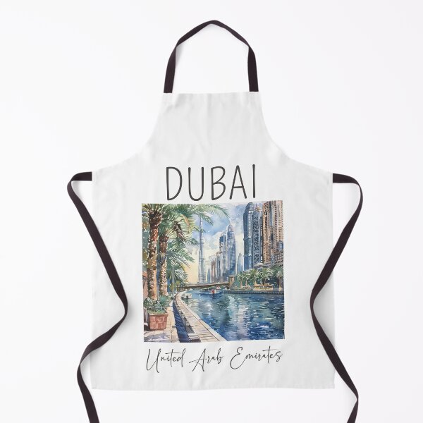Item preview, A Watercolor Design of Dubai - United Arab Emirates designed and sold by Sketch-Shack.