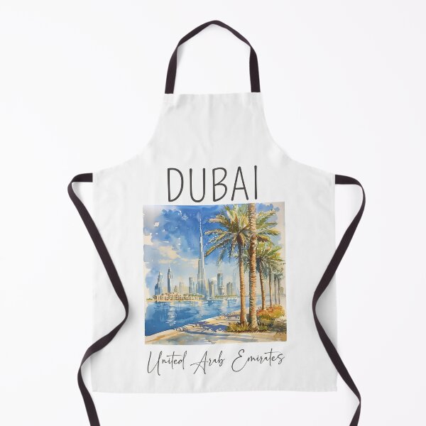 Item preview, A Watercolor Design of Dubai - United Arab Emirates designed and sold by Sketch-Shack.