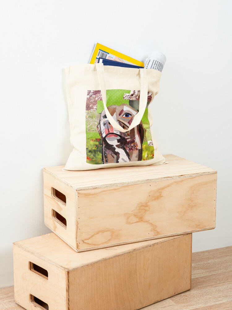 Thumbnail 4 of 5, Tote Bag, The Distracted Pit Bull designed and sold by megancoyle.
