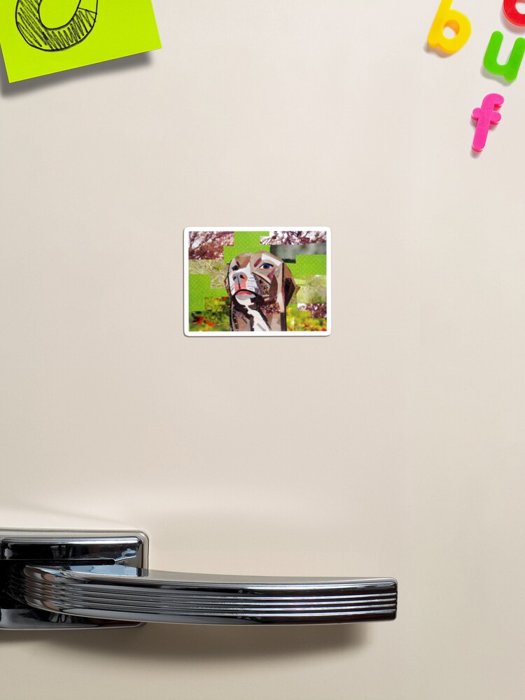 Thumbnail 1 of 3, Magnet, The Distracted Pit Bull designed and sold by megancoyle.