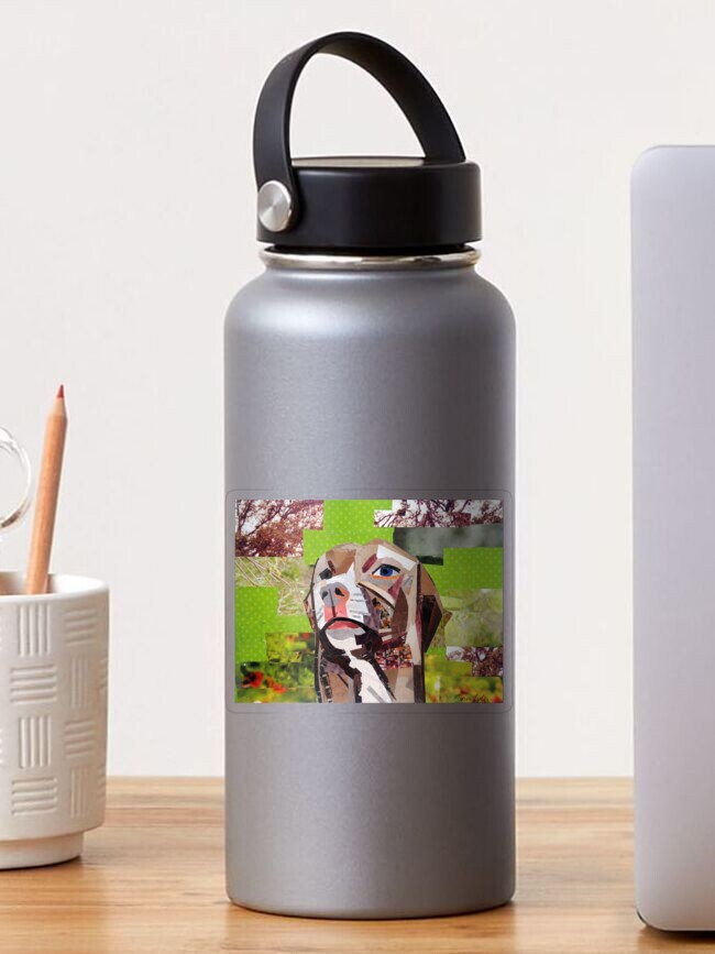 Thumbnail 1 of 3, Sticker, The Distracted Pit Bull designed and sold by megancoyle.