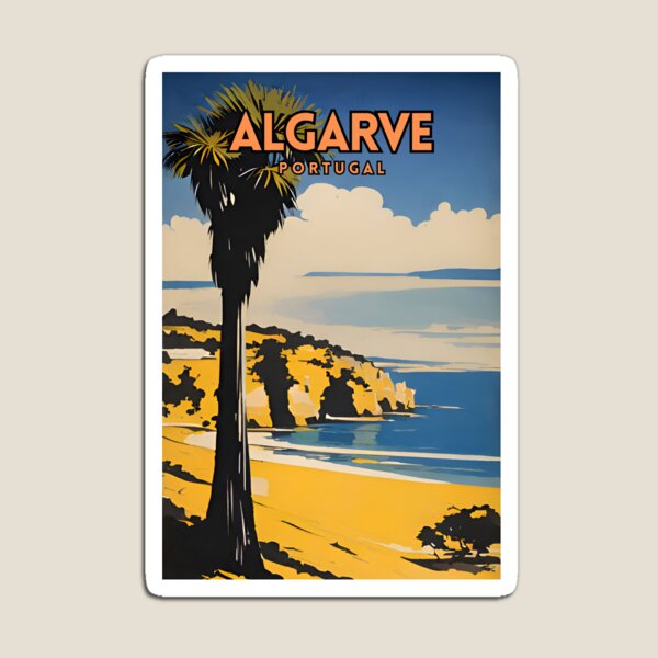Artikel-Vorschau von Algarve Portugal Retro, designt und verkauft von ZionPosteria.