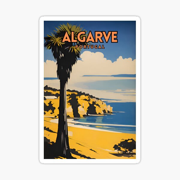 Artikel-Vorschau von Algarve Portugal Retro, designt und verkauft von ZionPosteria.
