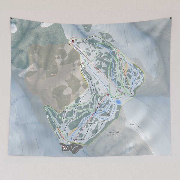 Item preview, Cherry Peak Resort Trail Map designed and sold by Mapsynergy.
