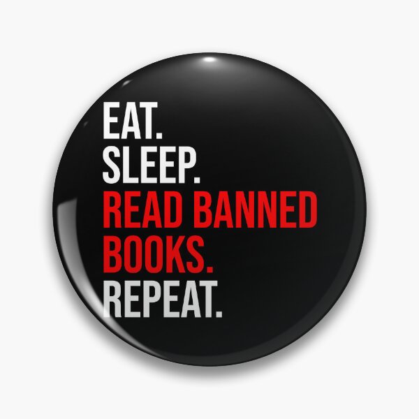 Item preview, Eat. Sleep. Read Banned Books. Repeat designed and sold by Cat Lady Designs.