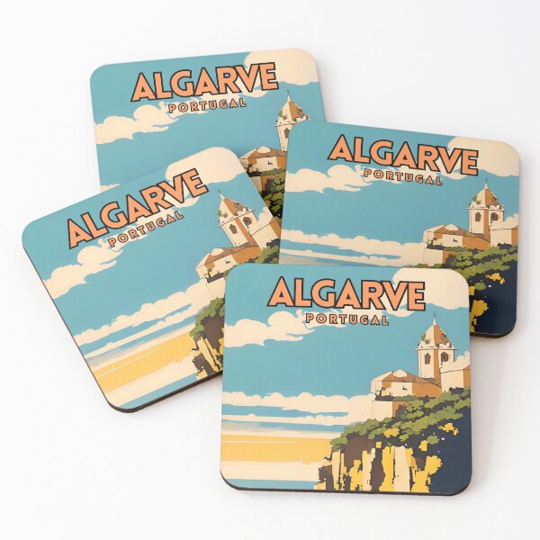 Item preview, Algarve Portugal Vintage Travel Poster designed and sold by ZionPosteria.
