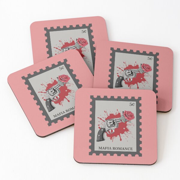 Item preview, Stamp Mafia Romance Book Club Book Trope Pink Bookish  designed and sold by BookWishEra.