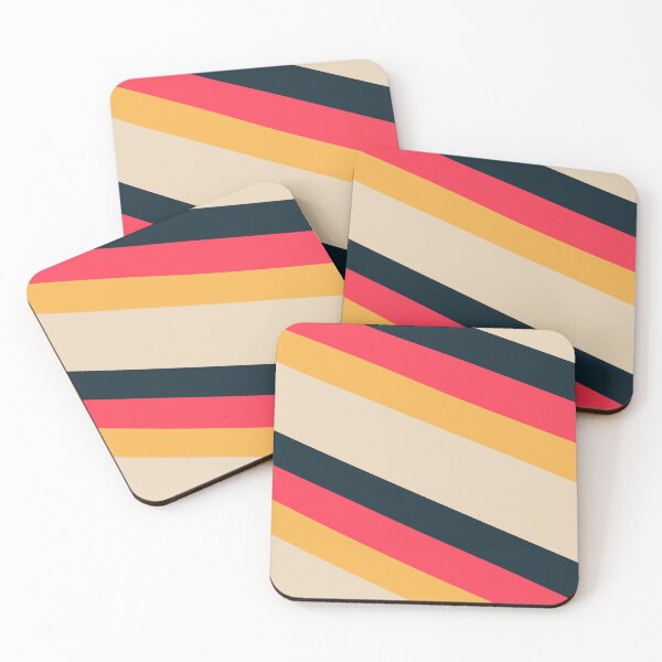 Item preview, Multiple Color Transition Striped Lines Diagonal Bar Pattern designed and sold by Alchemy-A-La-G.