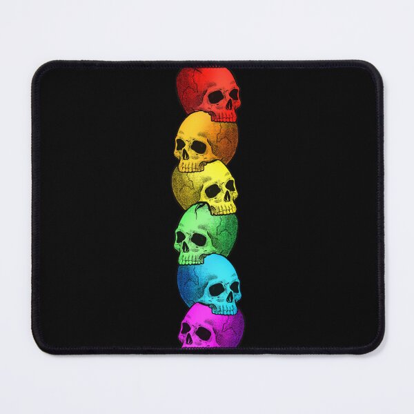 Item preview, Rainbow skulls designed and sold by Holly Pierson.