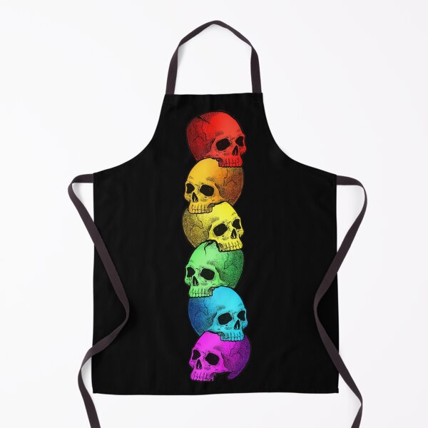 Item preview, Rainbow skulls designed and sold by Holly Pierson.