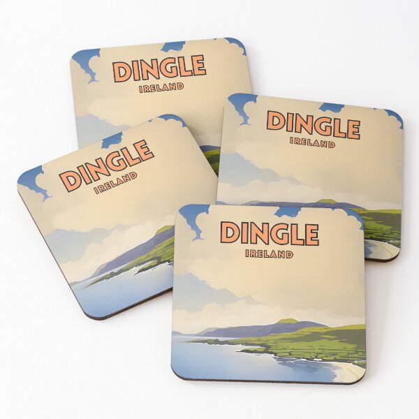 Item preview, Dingle Ireland Vintage Travel designed and sold by ZionPosteria.