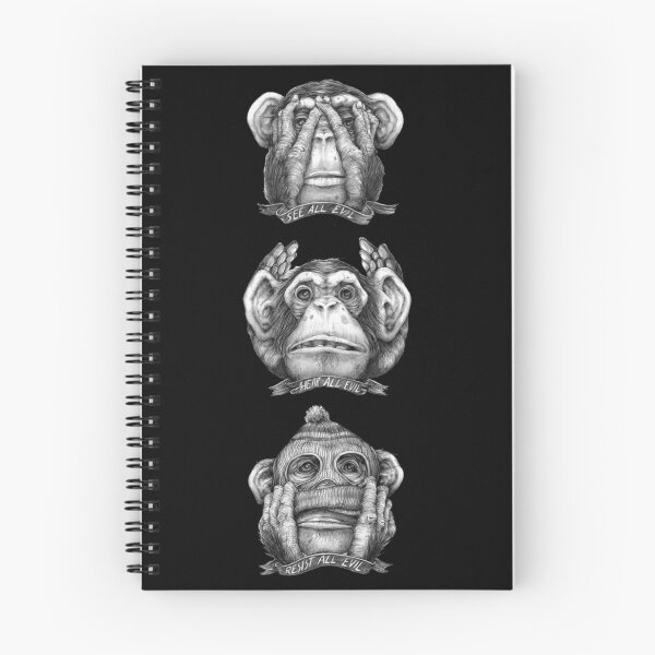 Item preview, The Three Monkeys - See, Hear, Speak no Evil. designed and sold by LoFi-OG.