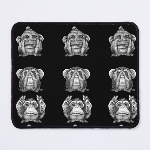 Item preview, The Three Monkeys - See, Hear, Speak no Evil. designed and sold by LoFi-OG.