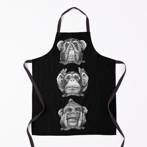 Item preview, The Three Monkeys - See, Hear, Speak no Evil. designed and sold by LoFi-OG.