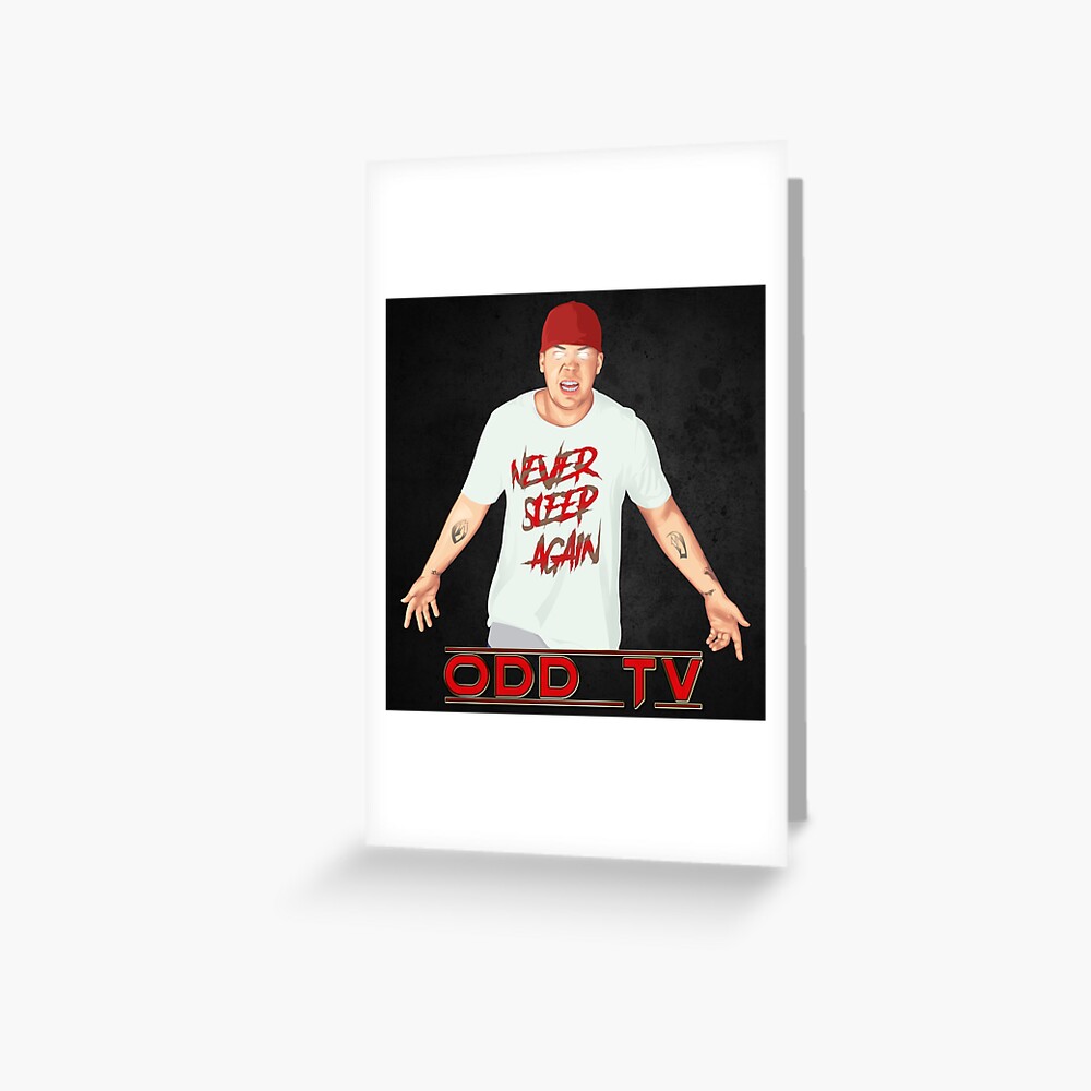 Super ODD TV - Never Sleep Again Greeting Card