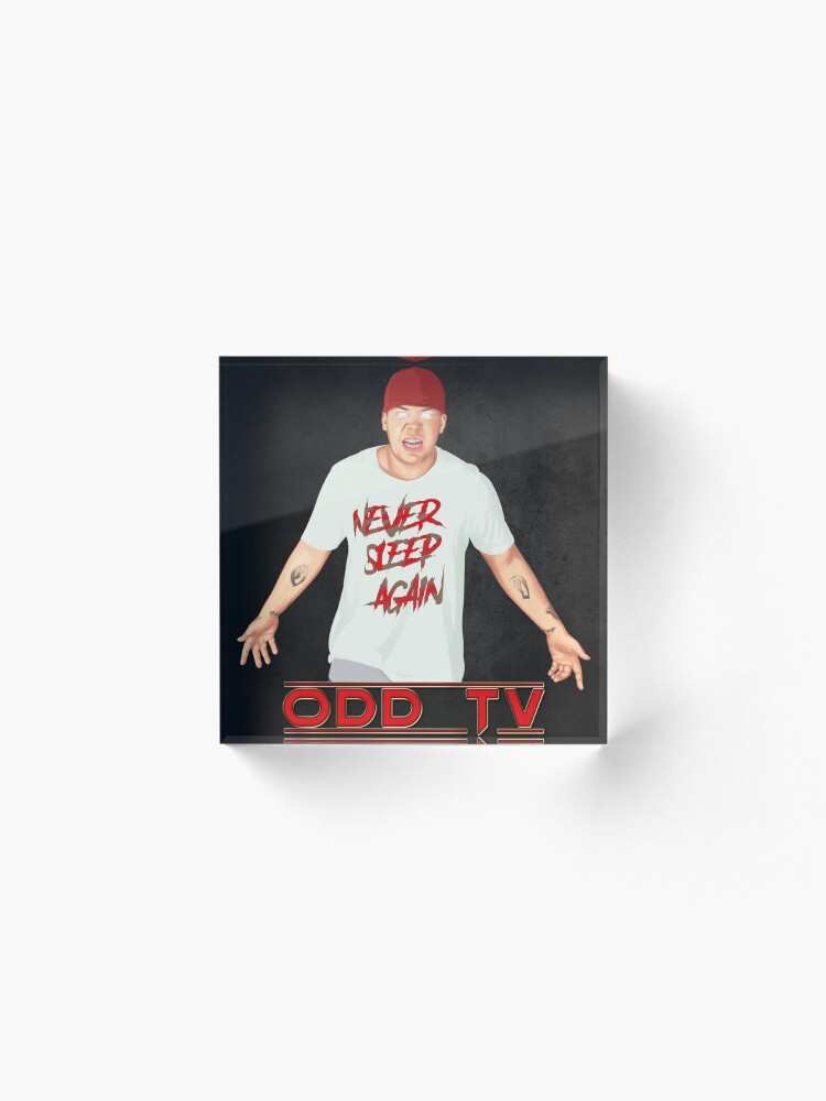Alternate view of Super ODD TV - Never Sleep Again Acrylic Block