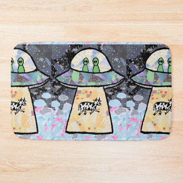 Item preview, UFO and Cow Collage designed and sold by BleedStainArt.