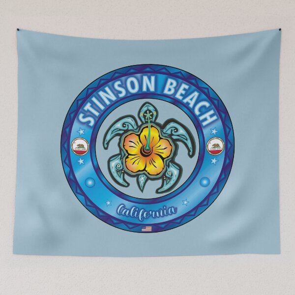 Item preview, Stinson Beach California sea turtle hibiscus designed and sold by studioss76.