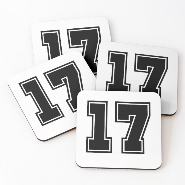 Item preview, Sport Numbering Appearance Front No 17, Seventeen. designed and sold by Takha International By TJ.