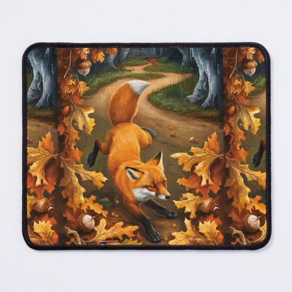 Item preview, Fox Portrait. Autumn fox, fall fox, vintage fox, fox painting, Hieronymus Bosch style designed and sold by FoxVibes.