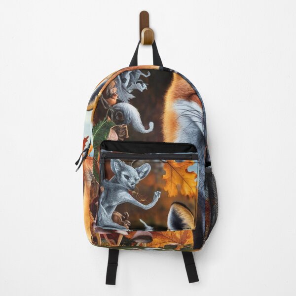 Item preview, Fox Portrait. Autumn fox, fall fox, vintage fox, fox painting, Hieronymus Bosch style designed and sold by FoxVibes.