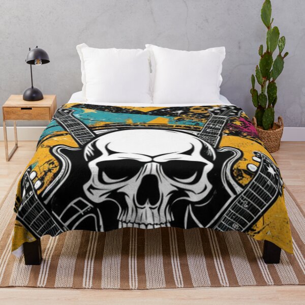 Item preview, Rock Club Skulls Rocker Vintage Abstract designed and sold by TheDarkWardrobe.