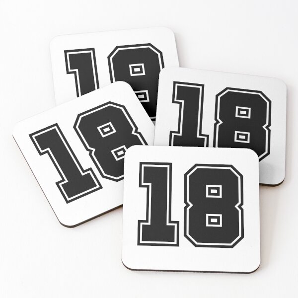 Item preview, Sport Numbering Appearance Front No 18, Eighteen. designed and sold by Takha International By TJ.