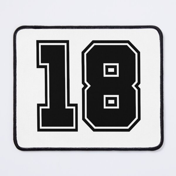 Item preview, Sport Numbering Appearance Front No 18, Eighteen. designed and sold by Takha International By TJ.