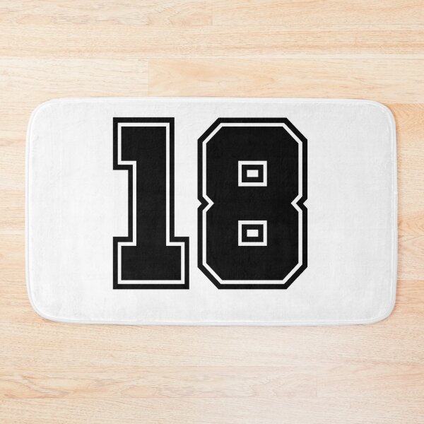 Item preview, Sport Numbering Appearance Front No 18, Eighteen. designed and sold by Takha International By TJ.