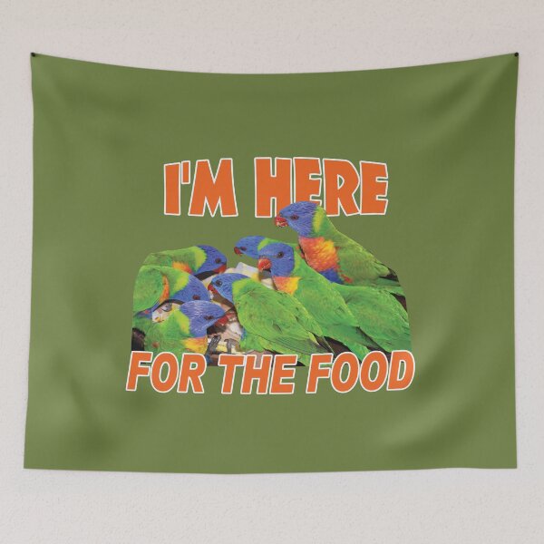Item preview, I'm Here for the Food. designed and sold by Jenny  Dyer.