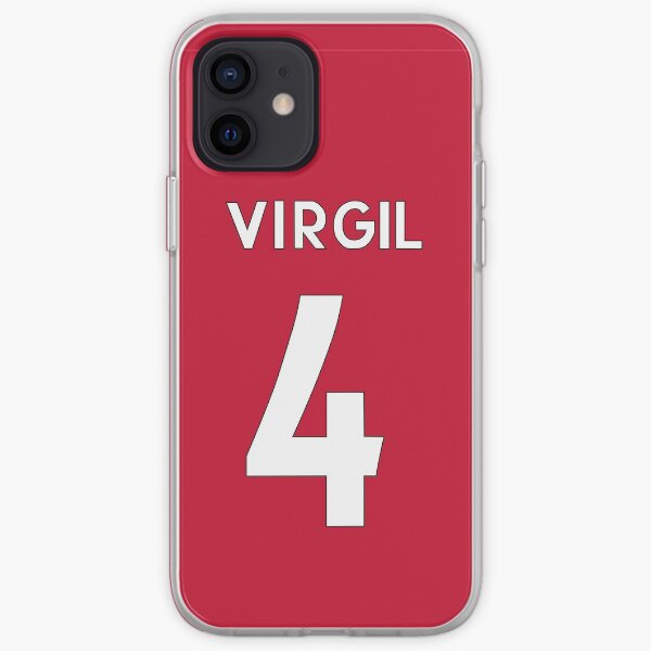 Camisa de Liverpool FC / Holland de Virgil Van Dijk Funda blanda para iPhone