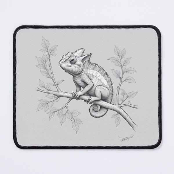 Item preview, Chameleon in Pencil designed and sold by WildlifeInc.