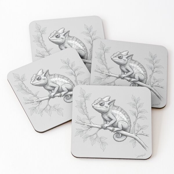 Item preview, Chameleon in Pencil designed and sold by WildlifeInc.