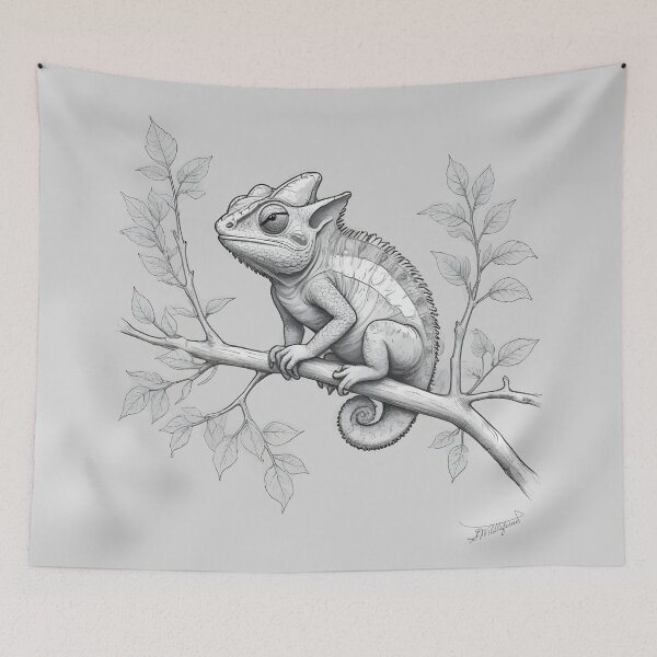 Item preview, Chameleon in Pencil designed and sold by WildlifeInc.