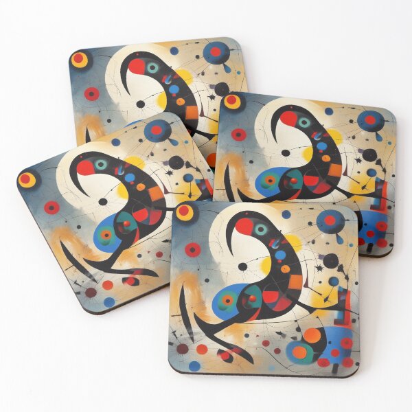 Item preview, Miró Inspired Print designed and sold by PinUpPizzazz.