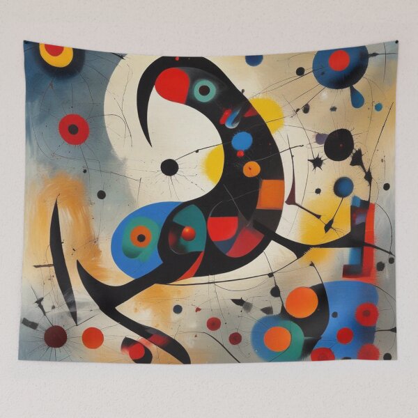 Item preview, Miró Inspired Print designed and sold by PinUpPizzazz.