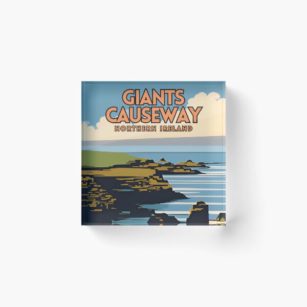 Item preview, Giants Causeway Northern Ireland Minimal Travel designed and sold by ZionPosteria.