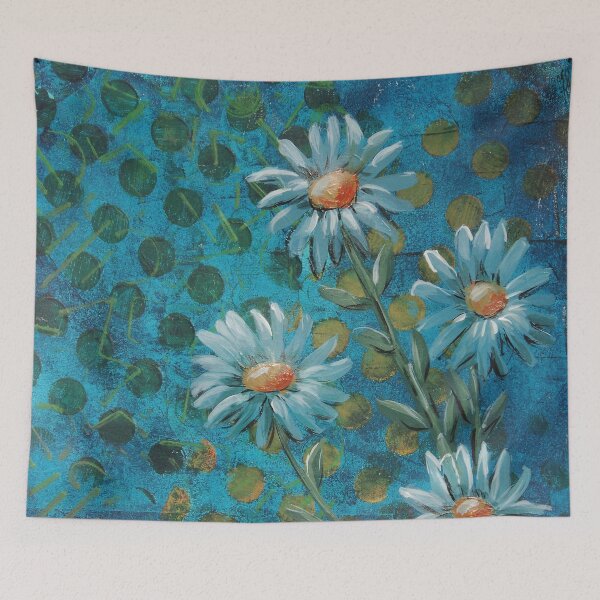 Item preview, Mello Blue Daisy designed and sold by Stefanie Harrington.