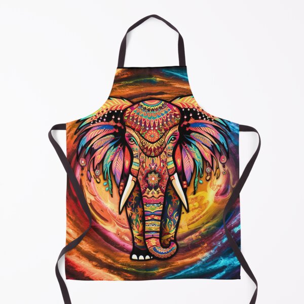 Item preview, Elephant Silhouette. Psychedelic elephant, Fantasy Elephant, colorful elephant designed and sold by ElephantVibes.