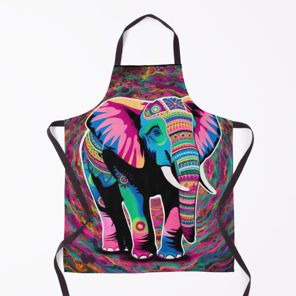 Item preview, Elephant Silhouette. Psychedelic elephant, Fantasy Elephant, colorful elephant designed and sold by ElephantVibes.