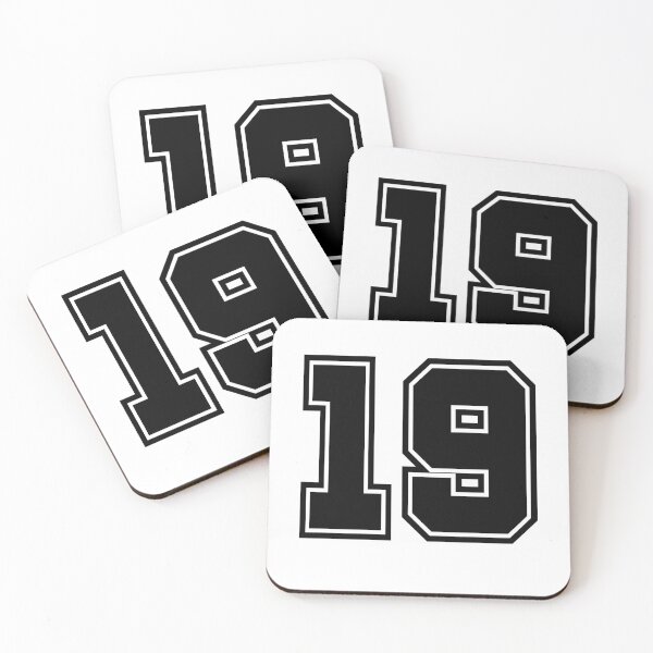 Item preview, Sport Numbering Appearance Front No 19, nineteen.  designed and sold by Takha International By TJ.