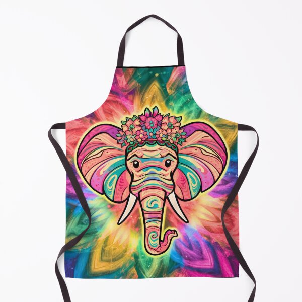 Item preview, Elephant Silhouette. Psychedelic elephant, Fantasy Elephant, colorful elephant designed and sold by ElephantVibes.
