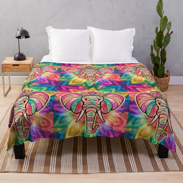 Item preview, Elephant Silhouette. Psychedelic elephant, Fantasy Elephant, colorful elephant designed and sold by ElephantVibes.