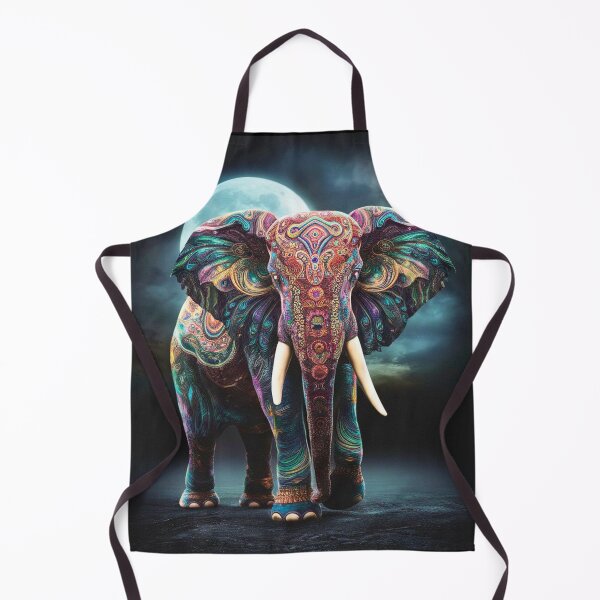 Item preview, Elephant Silhouette. Psychedelic elephant, Fantasy Elephant, colorful elephant designed and sold by ElephantVibes.