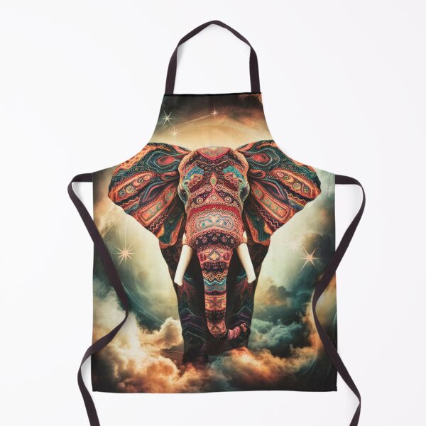 Item preview, Elephant Silhouette. Psychedelic elephant, Fantasy Elephant, colorful elephant designed and sold by ElephantVibes.