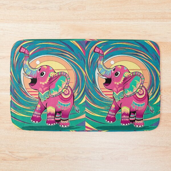 Item preview, Elephant Silhouette. Psychedelic elephant, Fantasy Elephant, colorful elephant designed and sold by ElephantVibes.