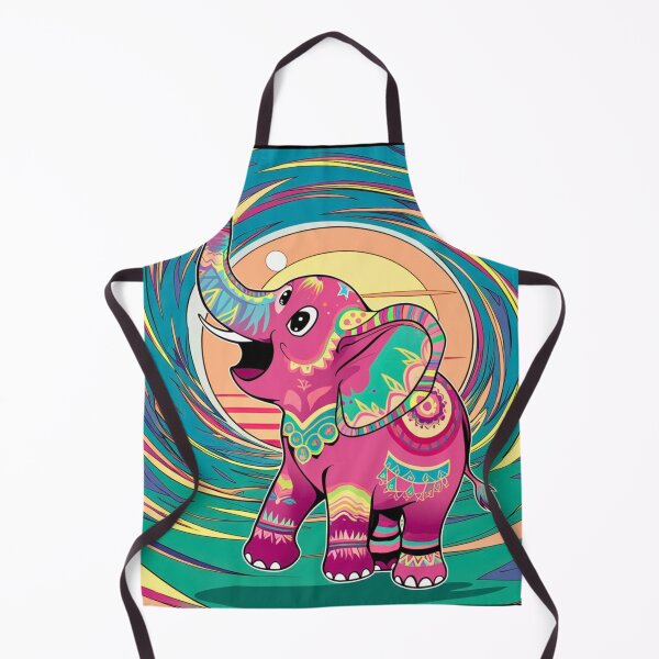 Item preview, Elephant Silhouette. Psychedelic elephant, Fantasy Elephant, colorful elephant designed and sold by ElephantVibes.