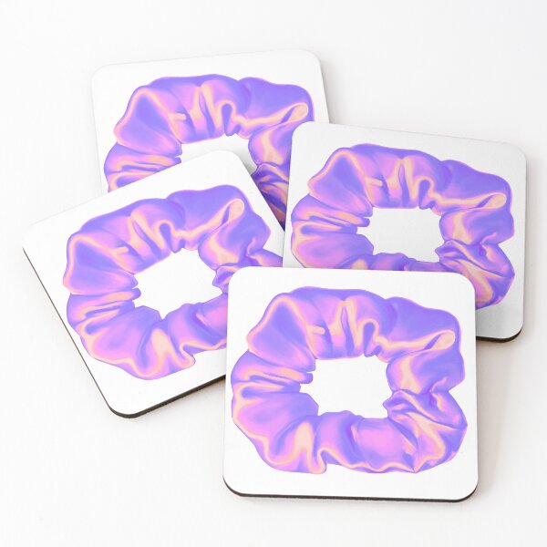 Item preview, Purple Silk Scrunchie designed and sold by BlissfulBean.