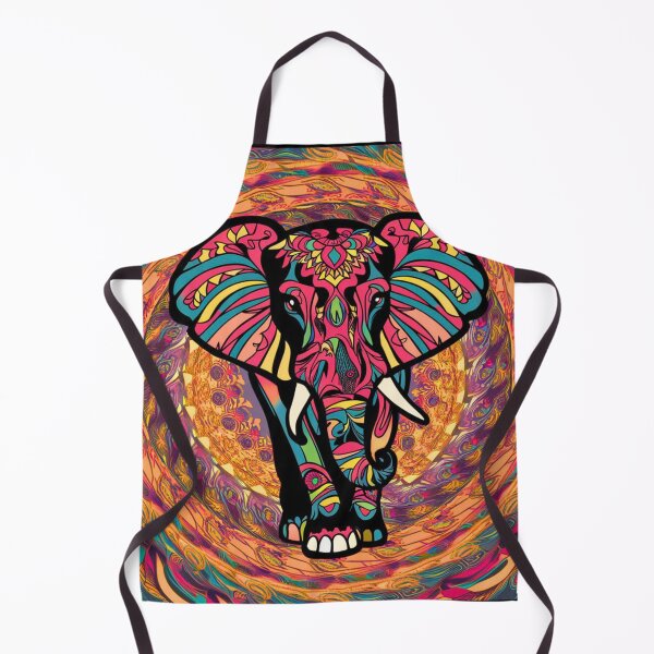 Item preview, Elephant Silhouette. Psychedelic elephant, Fantasy Elephant, colorful elephant designed and sold by ElephantVibes.