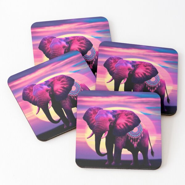 Item preview, Elephant Silhouette. Psychedelic elephant, Fantasy Elephant, colorful elephant designed and sold by ElephantVibes.
